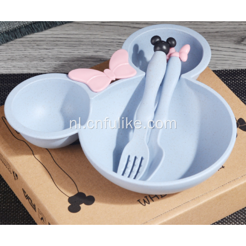 Tarwestro Mickey Mouse Shape Servies